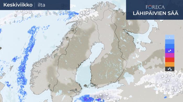 Ennuste keskiviikoksi 26.2.2020